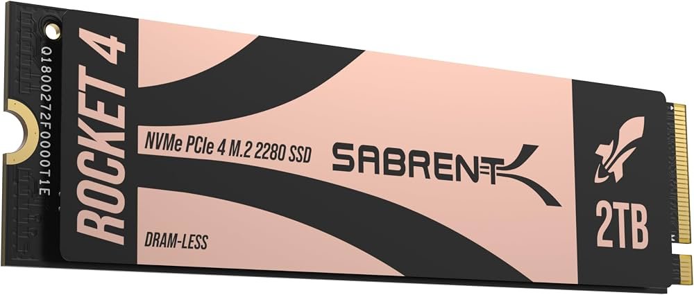 Sabrent Rocket NVMe 2TB ürün görseli