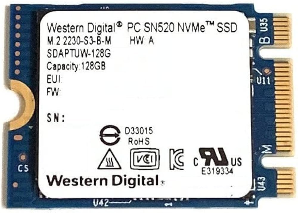 Western Digital WD PC SN520 512GB product image