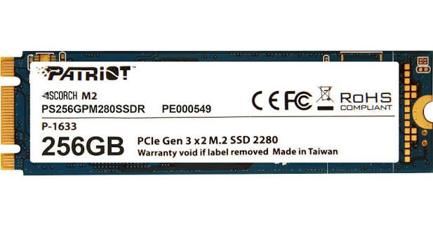 Patriot PS256GPM280SSDR 256GB product image