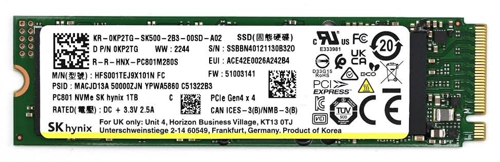 SK hynix PC801 1TB ürün görseli