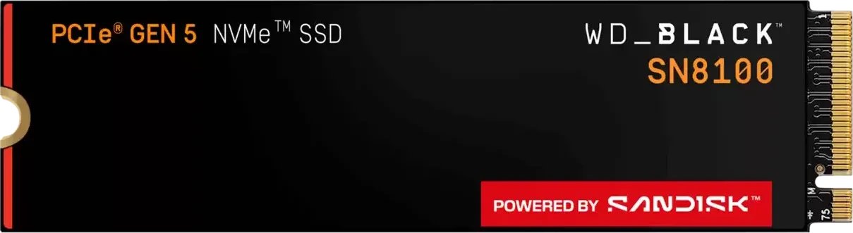 SanDisk WD_BLACK SN8100 NVMe SSD 4TB ürün görseli