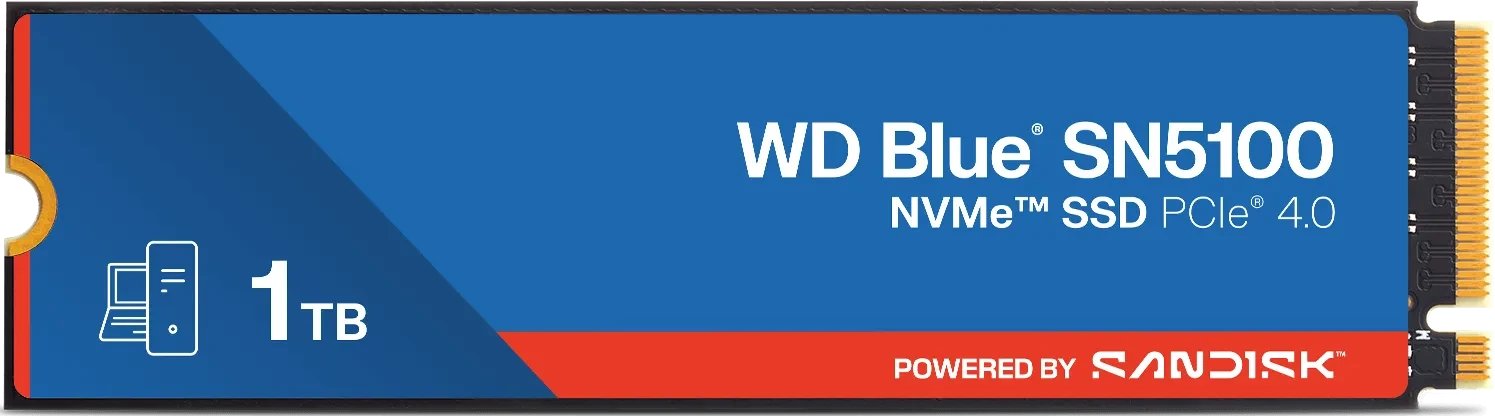 Western Digital WD Blue SN5100 NVMe SSD 1TB ürün görseli