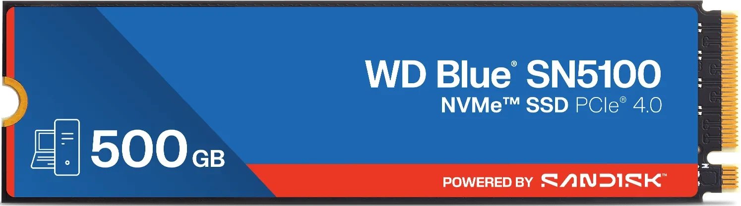 Western Digital WD Blue SN5100 NVMe SSD 500GB ürün görseli