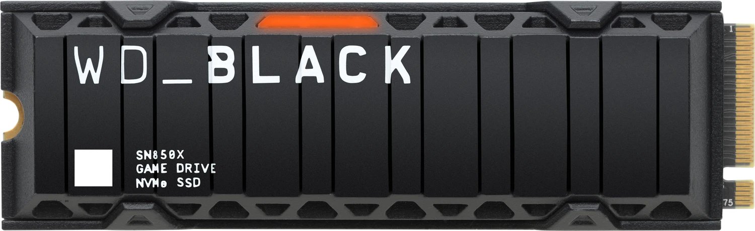 Western Digital WD_BLACK SN850X NVMe SSD 1TB with Heatsink product image