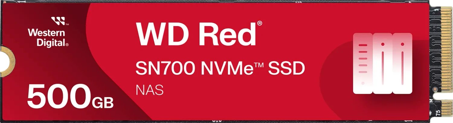 Western Digital Red SN700 NVMe NAS SSD - 1DWPD 500GB ürün görseli