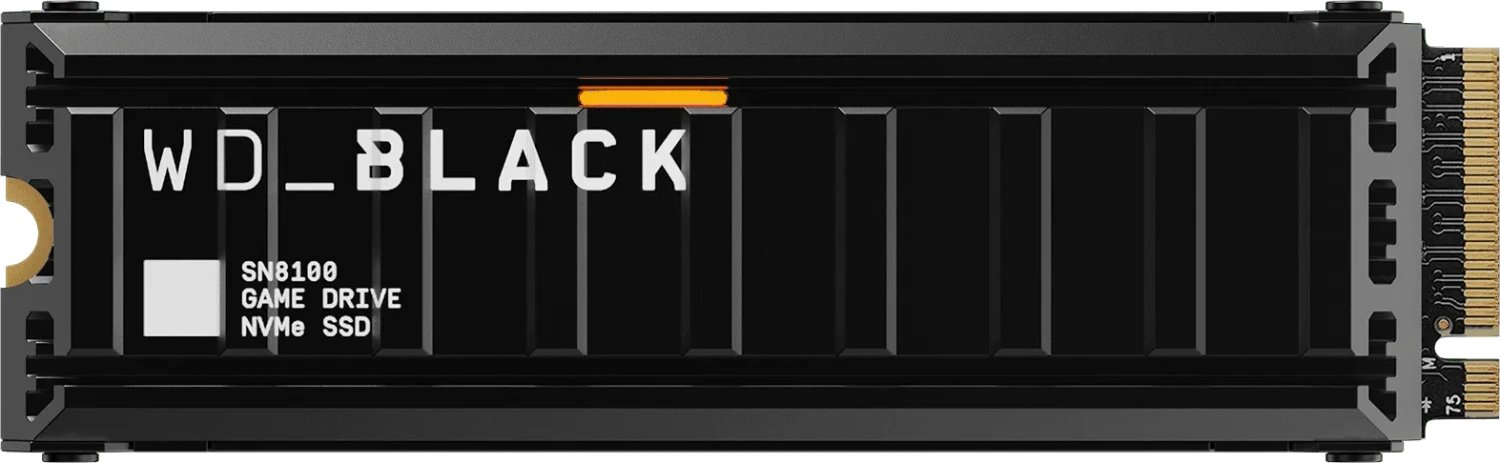 Western Digital WD_BLACK SN8100 NVMe SSD 2TB with Heatsink product image