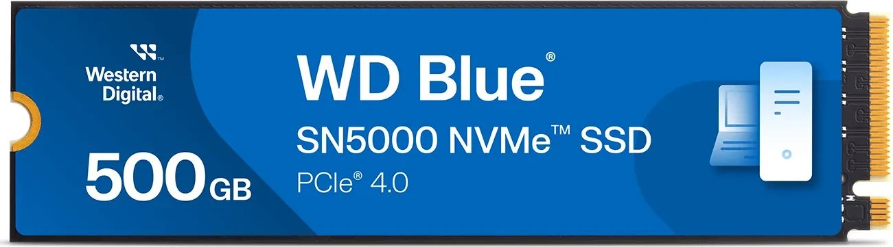 Western Digital WD Blue SN5000 NVMe SSD 500GB ürün görseli