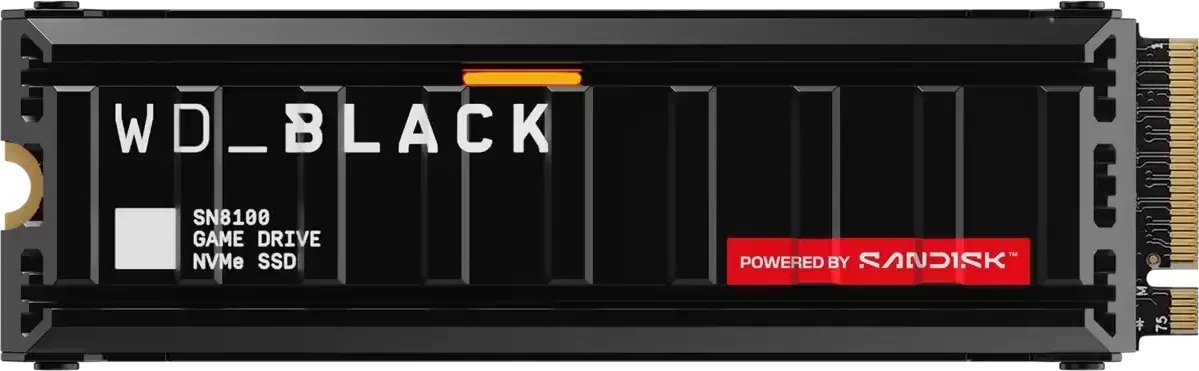 Western Digital WD_BLACK SN8100 NVMe SSD 8TB with Heatsink ürün görseli