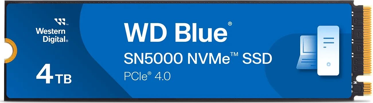 Western Digital WD Blue SN5000 NVMe SSD 4TB ürün görseli