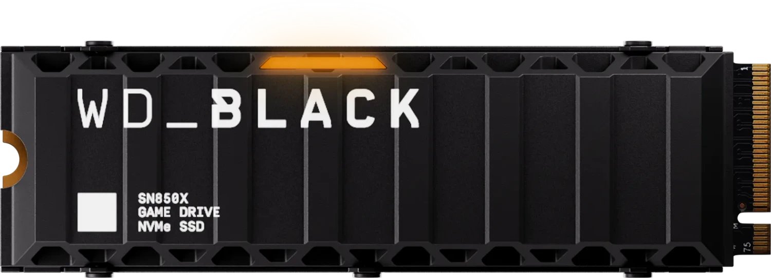 Western Digital WD_BLACK SN850X NVMe SSD 4TB with Heatsink ürün görseli