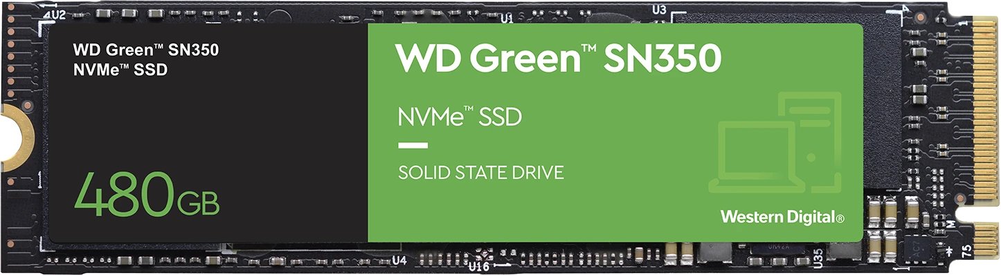 Western Digital WD Green SN350 NVMe SSD 480GB ürün görseli