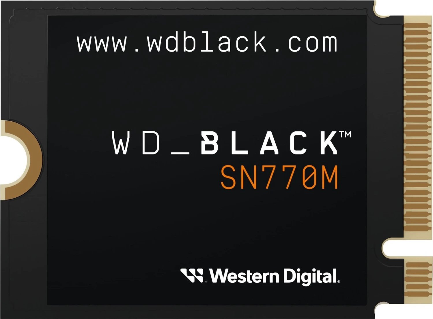 Western Digital WD_BLACK SN770M NVMe SSD 500GB ürün görseli