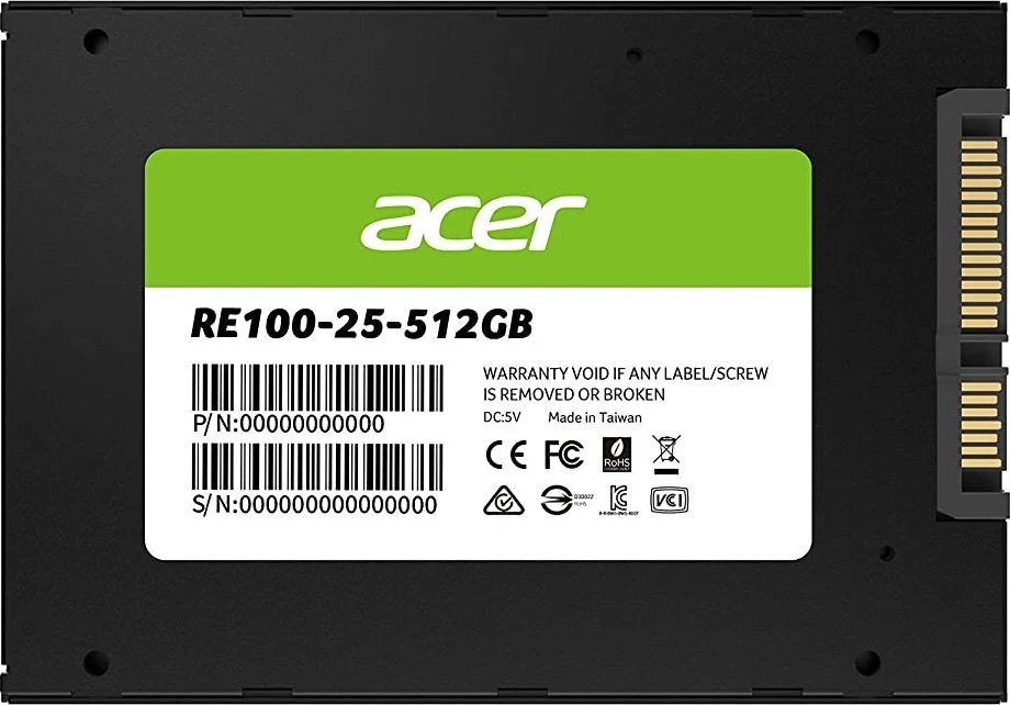 Acer RE100 SSD 512GB ürün görseli