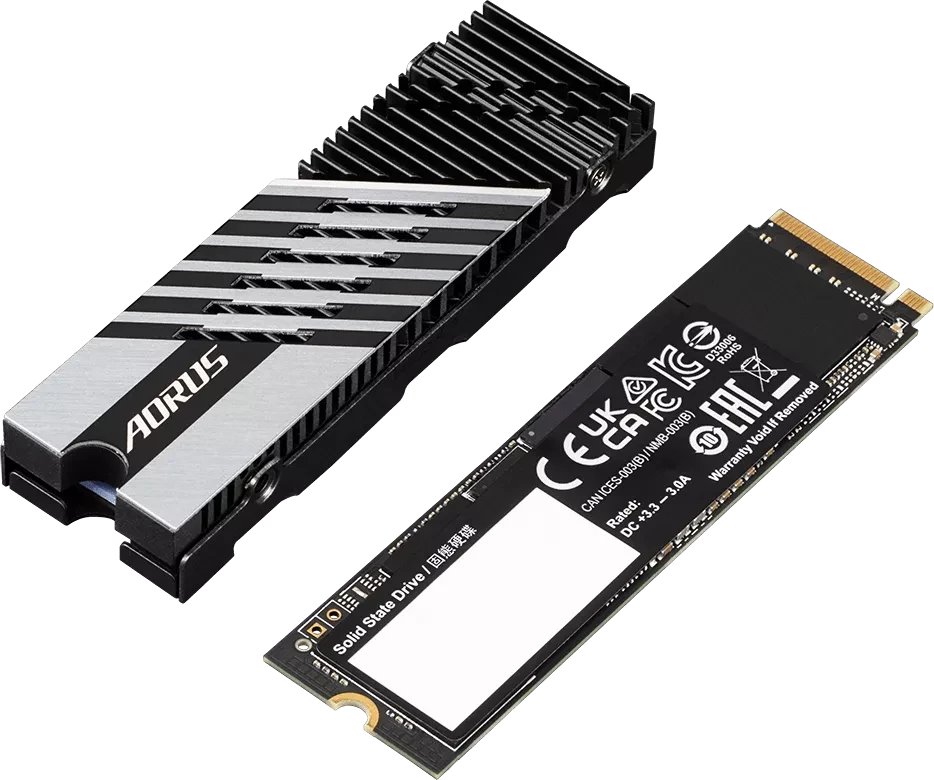 GIGABYTE AORUS Gen4 7300 SSD 2TB with Heatsink product image