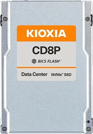 KIOXIA CD8P-R Data Center - 1DWPD Read Intensive SSD 15.36TB product image