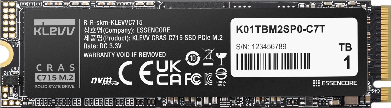 KLEVV Cras C715 1TB product image