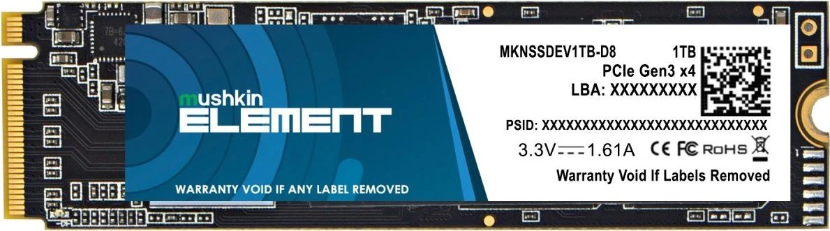 Mushkin Element NVMe SSD 1TB product image